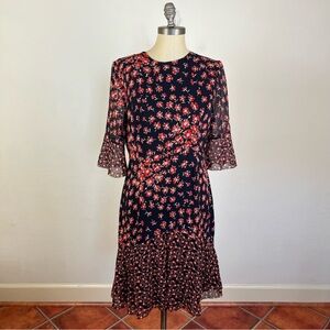 LK Bennett ROS Flippy Floral Dress